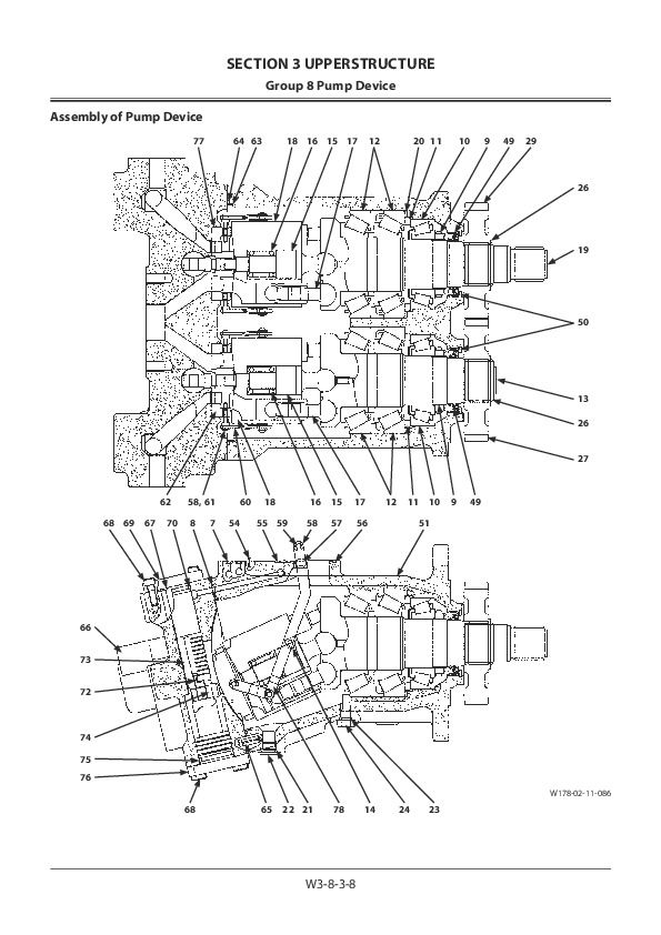 Hitachi ZX220LC-GI Excavator Factory Service & Shop Manual